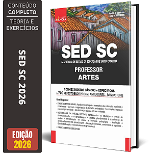Apostila SED SC Professor - Artes