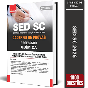 Apostila SED SC Professor - Caderno de Provas - Química