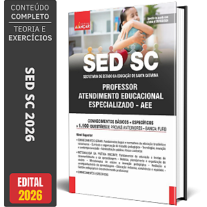 Apostila SED SC 2026 Professor - Atendimento Educacional Especializado