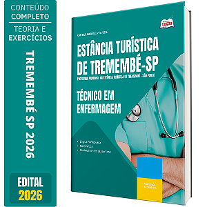 Apostila Prefeitura de Tremembé SP 2026 - Técnico em Enfermagem