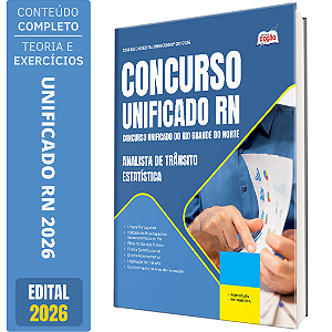 Apostila Unificado RN 2026 - Analista de Trânsito - Estatística