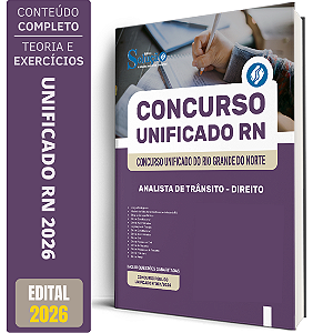 Apostila Unificado RN 2026 Analista de Trânsito - Direito