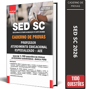Caderno de Provas SED SC 2026 Professor - Atendimento Educacional Especializado