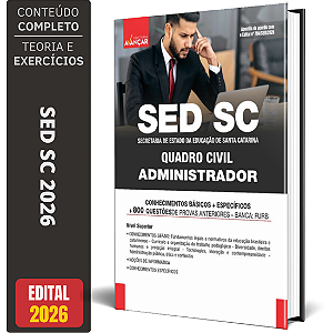 Apostila SED SC 2026 Quadro Civil - Administrador