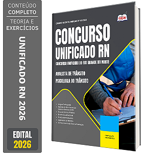 Apostila Unificado RN 2026 Analista de Trânsito - Psicologia do Trânsito