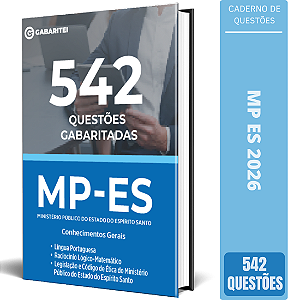 Caderno de Questões MP ES 2026 - Conhecimentos Gerais