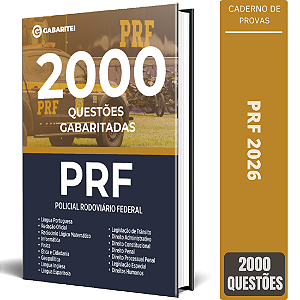 Caderno de Questões Gabaritei PRF - Polícia Rodoviária Federal 2026