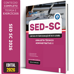 Apostila SED SC 2026 - Analista Técnico Administrativo 2