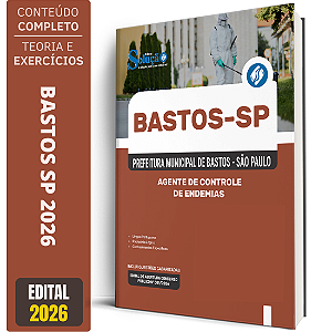 Apostila Prefeitura de Bastos SP 2026 - Agente de Controle de Endemias