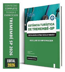Apostila Prefeitura de Tremembé SP 2026 - Auxiliar de Enfermagem
