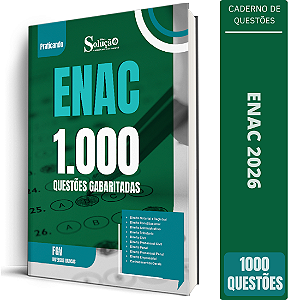 Caderno de 1000 Questões ENAC 2026