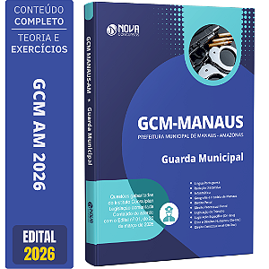 Apostila Prefeitura de Manaus AM 2026 - Guarda Municipal