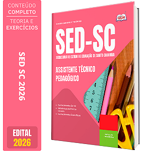 Apostila SED SC 2026 - Assistente Técnico Pedagógico