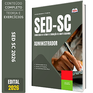 Apostila SED SC 2026 - Administrador