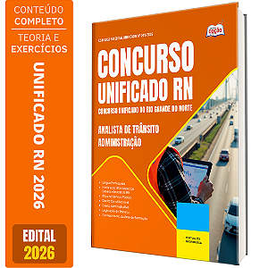 Apostila Unificado RN 2026 - Analista de Trânsito - Administração