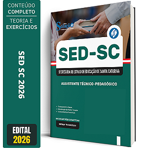 Apostila SED SC 2026 - Assistente Técnico Pedagógico