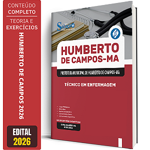 Apostila Prefeitura de Humberto de Campos MA 2026 - Técnico em Enfermagem