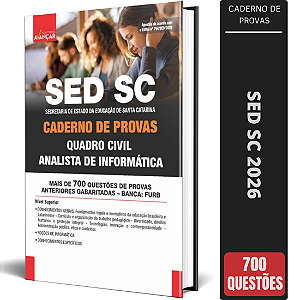 Caderno de Provas SED SC 2026 Quadro do Magistério – Analista de Informática