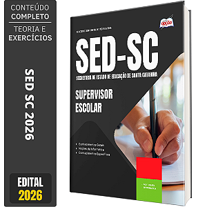 Apostila SED SC 2026 - Supervisor Escolar