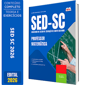 Apostila SED SC 2026 Professor - Matemática