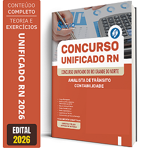 Apostila Unificado RN 2026 Analista de Trânsito - Contabilidade
