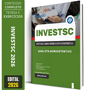 Apostila InvestSC 2026 - Analista Administrativo