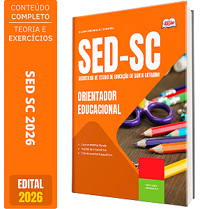 Apostila SED SC 2026 - Orientador Educacional