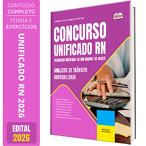 Apostila Unificado RN 2026 Analista de Trânsito - Contabilidade