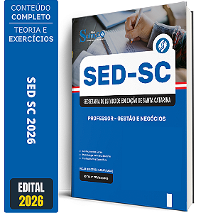 Apostila SED SC 2026 Professor - Gestão e Negócios