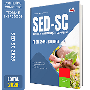 Apostila SED SC 2026 Professor - Biologia