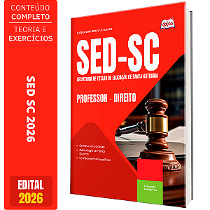 Apostila SED SC 2026 Professor - Direito