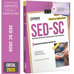 Apostila SED SC 2026 - Administrador Escolar