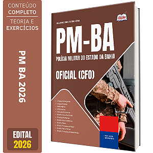 Apostila PM BA 2026 - Oficial (CFO)