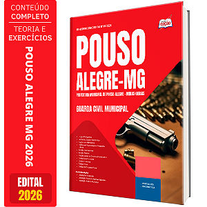 Apostila Prefeitura de Pouso Alegre MG 2026 - Guarda Civil Municipal