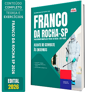 Apostila Prefeitura de Franco da Rocha SP 2026 - Agente de Combate às Endemias
