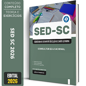 Apostila SED SC 2026 - Consultor Educacional