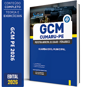 Apostila Prefeitura de Cumaru PE 2026 - Guarda Civil Municipal