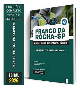 Apostila Prefeitura de Franco da Rocha SP 2026 - Agente de Combate às Endemias