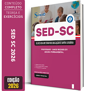 Apostila SED SC 2026 Professor - Anos Iniciais Ensino Fundamental