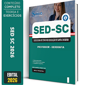 Apostila SED SC 2026 Professor - Geografia