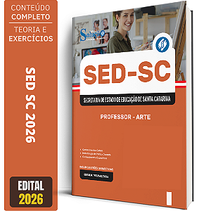 Apostila SED SC 2026 Professor - Artes