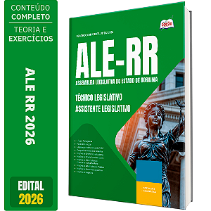 Apostila ALE RR 2026 Técnico Legislativo - Assistente Legislativo