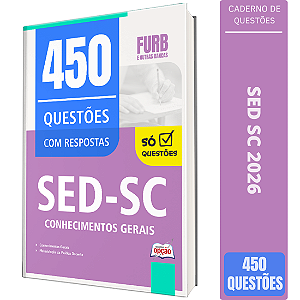 Caderno de 450 Questões SED SC Conhecimentos Gerais