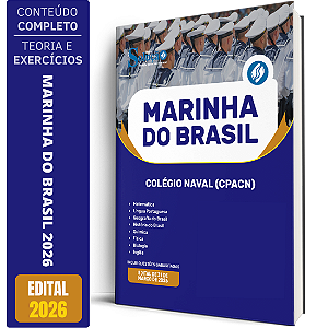 Apostila Marinha 2026 (Escola Naval) Aspirante - Colégio Naval (CPACN)