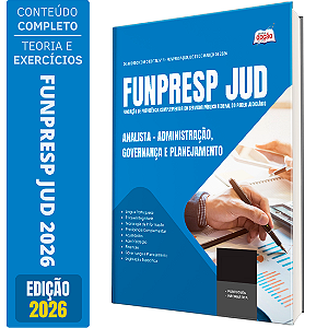 Apostila FUNPRESP JUD 2026 Analista - Administrativo, Governança e Planejamento