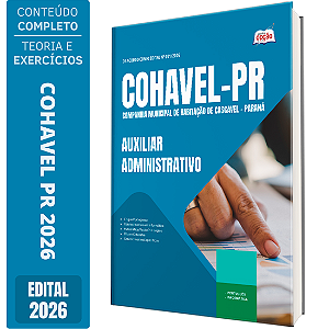 Apostila COHAVEL PR 2026 - Auxiliar Administrativo