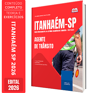 Apostila Prefeitura de Itanhaém SP 2026 - Agente de Trânsito