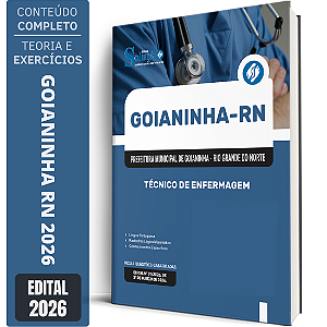 Apostila Prefeitura de Goianinha RN 2026 - Técnico de Enfermagem