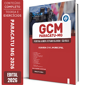Apostila Prefeitura de Paracatu MG 2026 - Guarda Civil Municipal