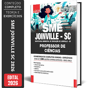 Apostila SME Joinville SC 2026 - Professor de Ciências